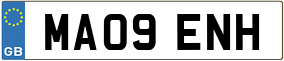 Truck License Plate